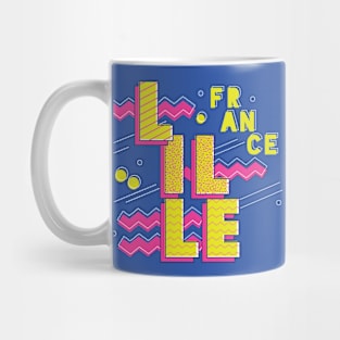 Retro 90s Lille, France Mug